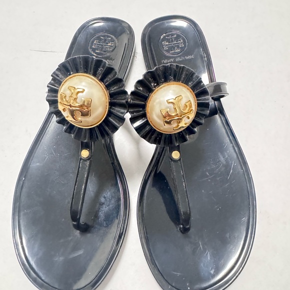 Tory Burch Jelly Sandals Flip flops Women’s Size 5 - Picture 2 of 9
